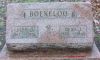 Headstone John D. Boekeloo (#69) and Dena Johnson